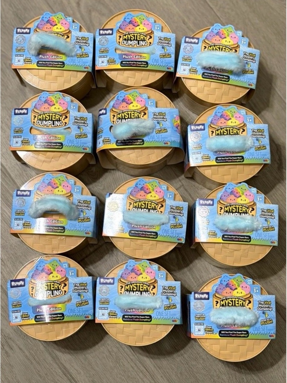 Mystery Dumpling Plush Edition Surprise Toy - lot size 12 New Rare